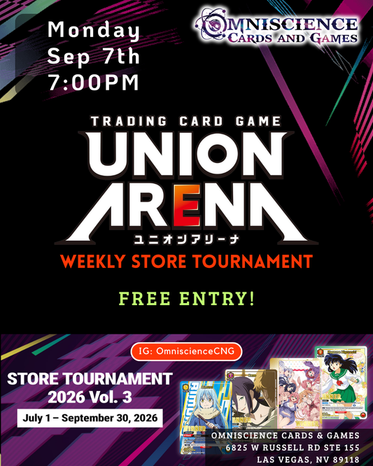 2026.09.07. UA Weekly Store Tournament