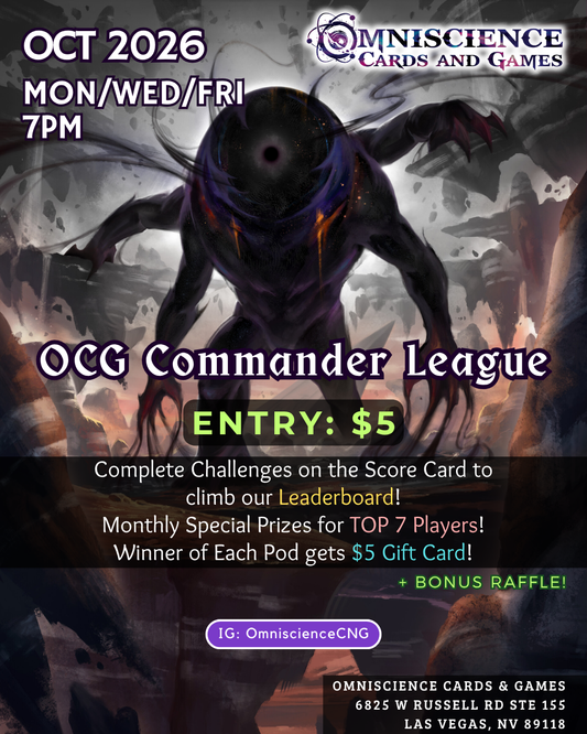 October 2026 Commander League