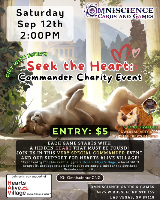 2026.09.12. Seek the Heart: Commander Charity Event (1/2)