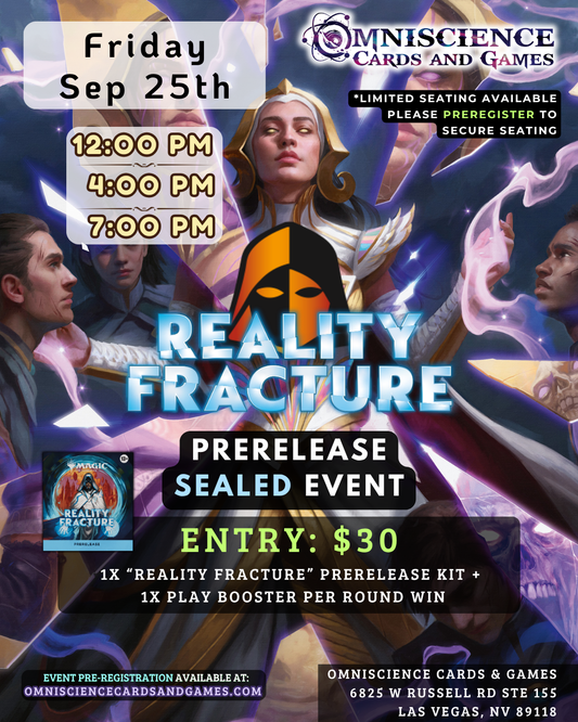 2026.09.25. Prerelease Sealed Event - Reality Fracture (1/3)
