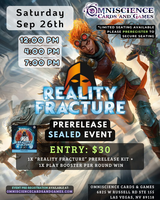 2026.09.26. Prerelease Sealed Event - Reality Fracture (2/3)