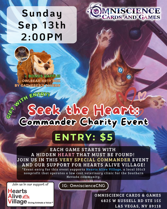 2026.09.13. Seek the Heart: Commander Charity Event (2/2)