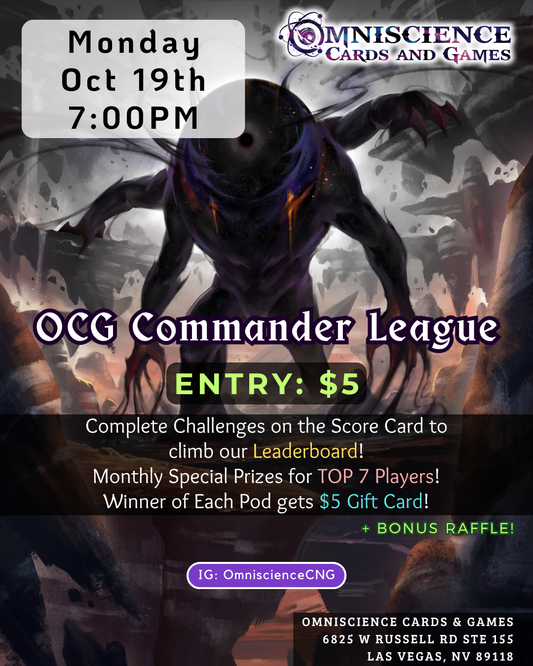 2026.10.19. OCG Commander League