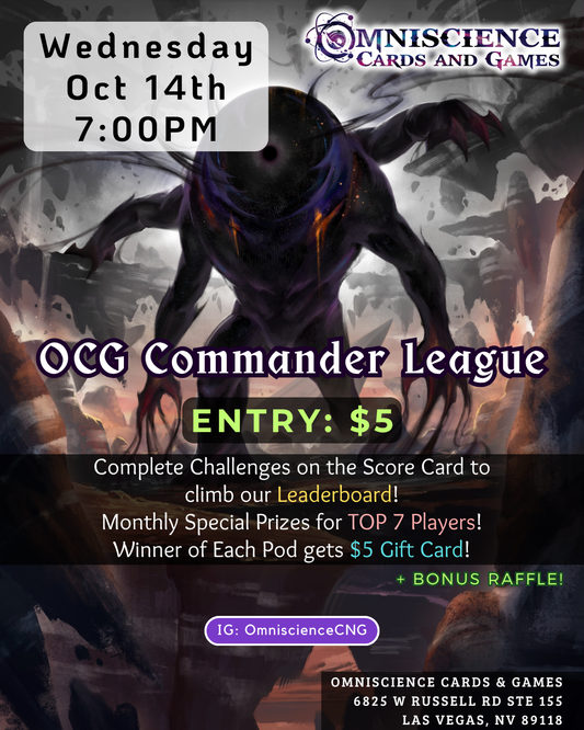 2026.10.14. OCG Commander League