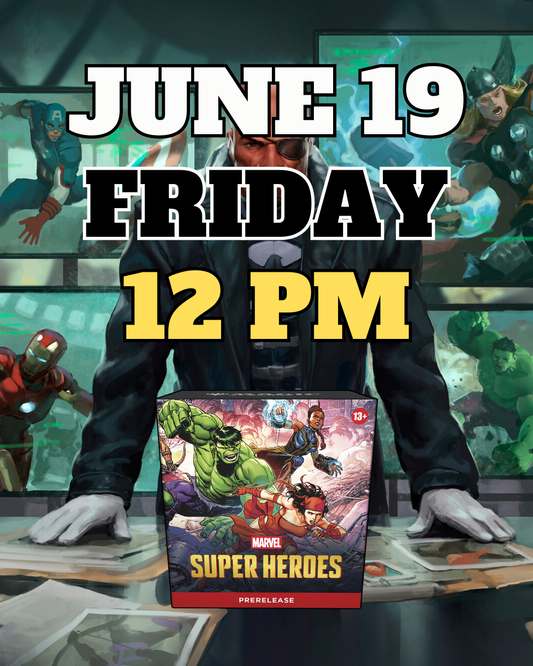 [PREREGISTRATION] Magic: The Gathering® | Marvel Super Heroes Prerelease Sealed Event Entry June 19th Friday 12PM