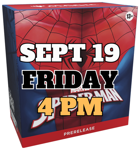 [PREREGISTRATION] Magic: The Gathering - Marvel's Spider-Man Prerelease Event Entry September 19th Friday 4PM