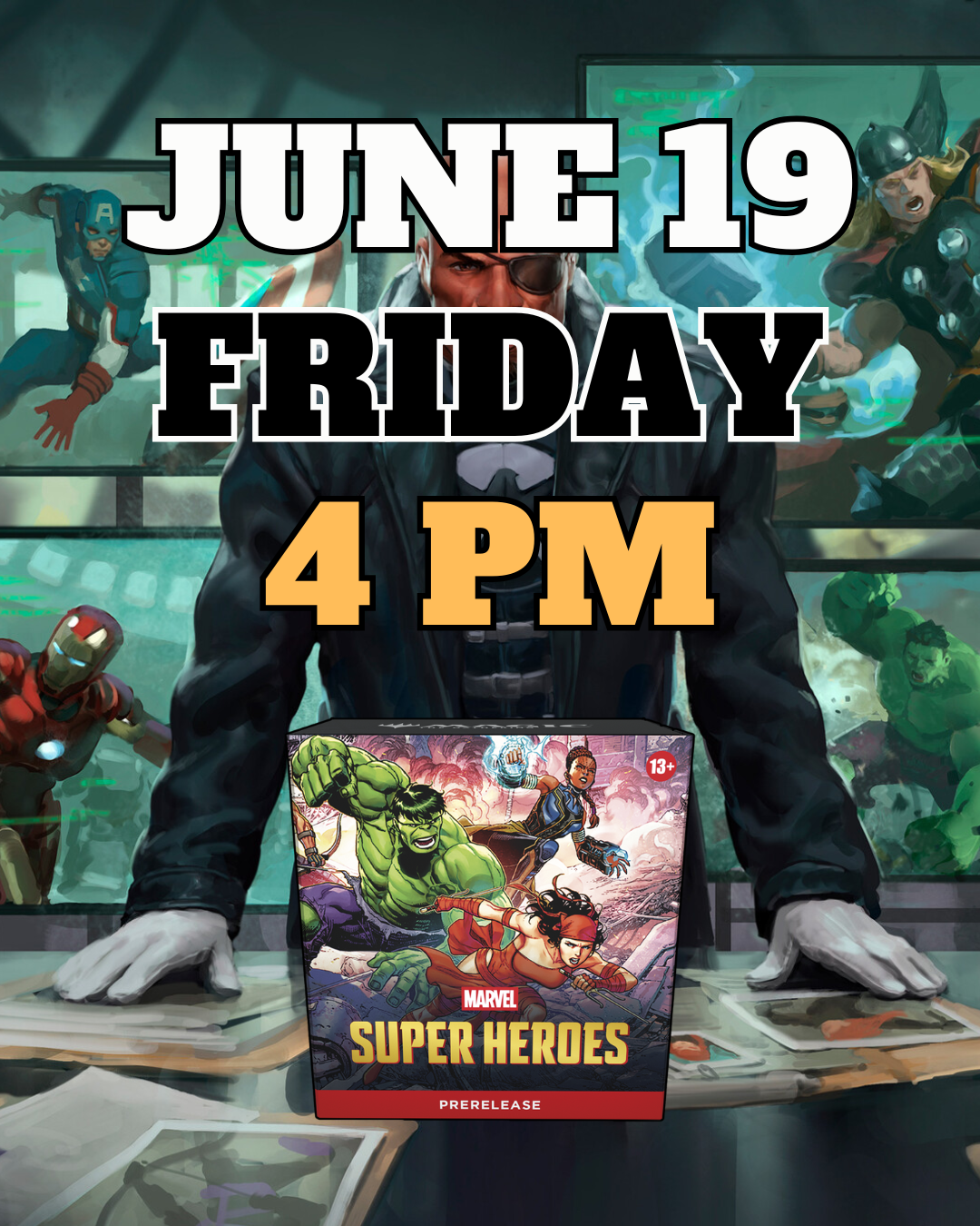 [PREREGISTRATION] Magic: The Gathering® | Marvel Super Heroes Prerelease Sealed Event Entry June 19th Friday 4PM