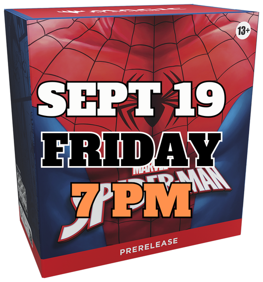 [PREREGISTRATION] Magic: The Gathering - Marvel's Spider-Man Prerelease Event Entry September 19th Friday 7PM