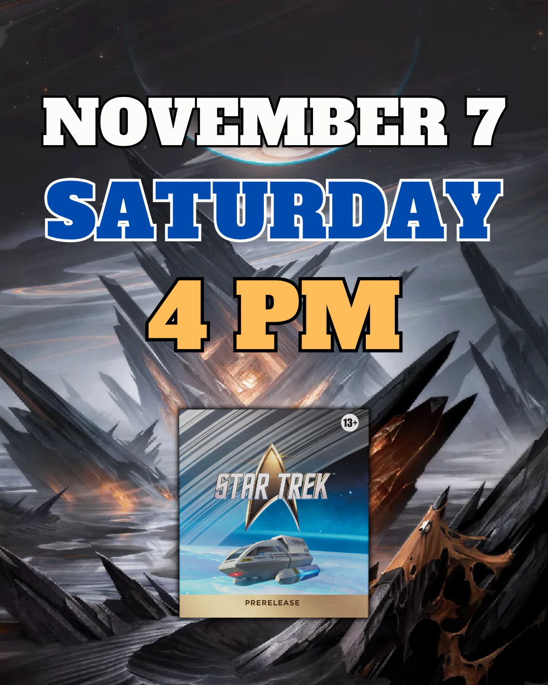 [PREREGISTRATION] Magic: The Gathering® | Star Trek™ Prerelease Sealed Event Entry