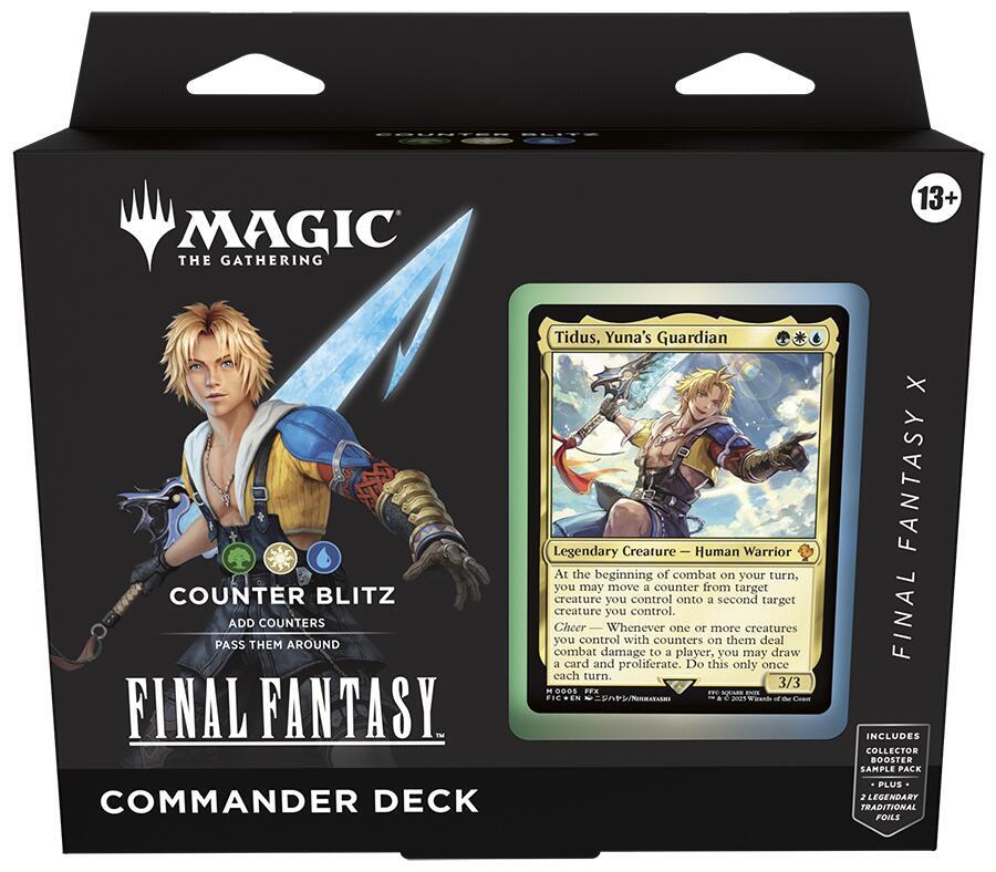[PREORDER] FINAL FANTASY Commander Deck - FINAL FANTASY X Counter Blitz - Commander: FINAL FANTASY (FIC)