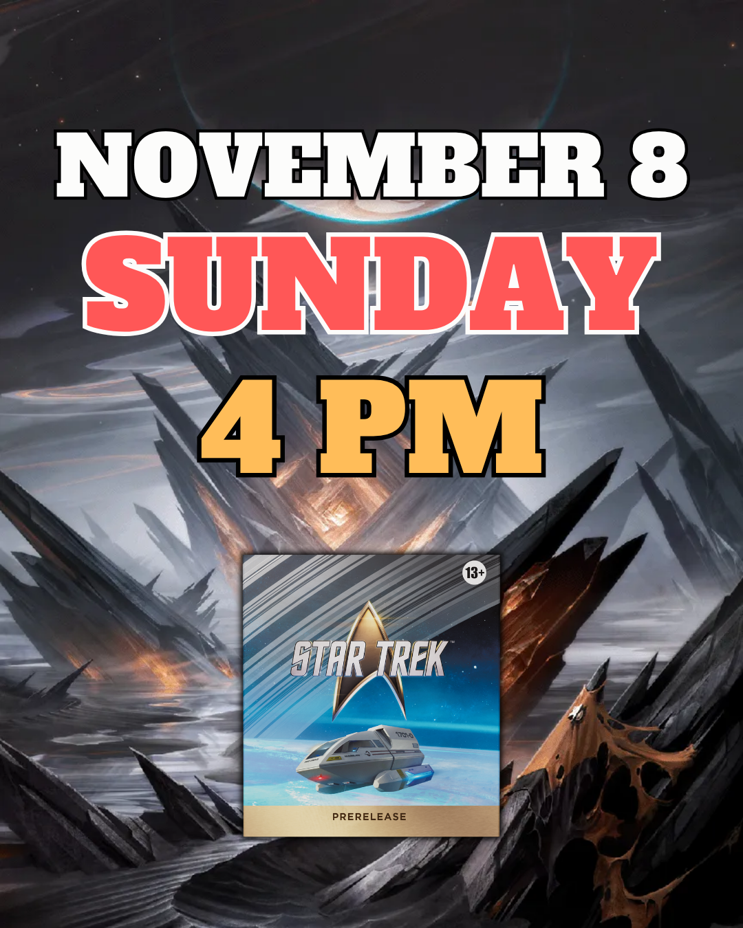 [PREREGISTRATION] Magic: The Gathering® | Star Trek™ Prerelease Sealed Event Entry