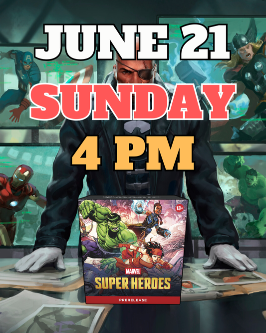 [PREREGISTRATION] Magic: The Gathering® | Marvel Super Heroes Prerelease Sealed Event Entry June 21th Sunday 4PM