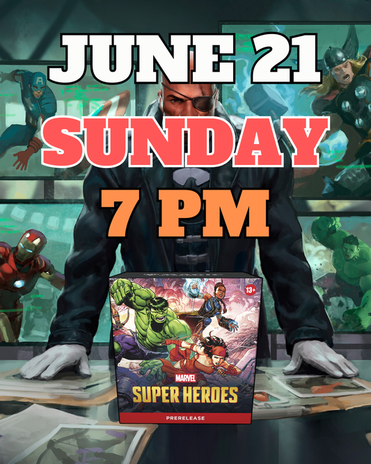 [PREREGISTRATION] Magic: The Gathering® | Marvel Super Heroes Prerelease Sealed Event Entry June 21th Sunday 7PM