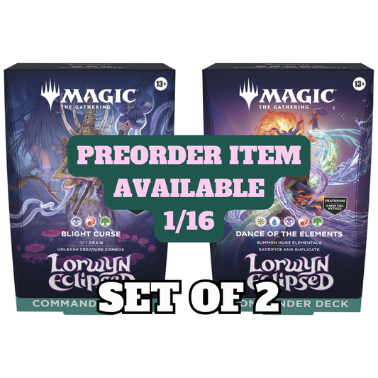 [PREORDER] Magic: The Gathering - Lorwyn Eclipsed Commander Deck Bundle (Set of 2)