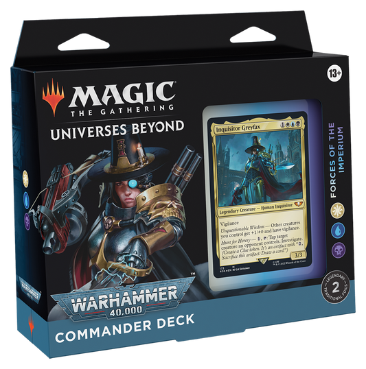 Magic the Gathering: Universes Beyond: Warhammer 40,000 Commander Deck - Forces of the Imperium