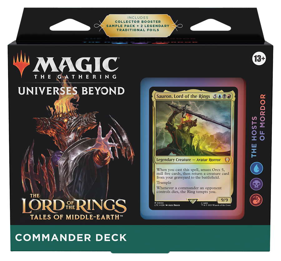 Magic the Gathering: Lord of the Rings: Tales of Middle-earth Commander - Hosts of Mordor