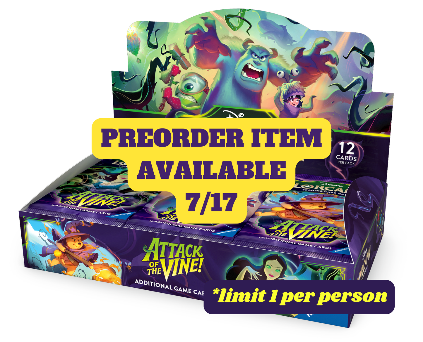 [PREORDER] Lorcana TCG: Attack of the Vine! Booster Display