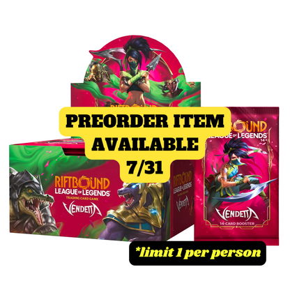[PREORDER] Riftbound League of Legends: Vendetta - Booster Display