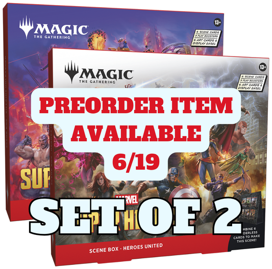[PREORDER] Magic: The Gathering® | Marvel Super Heroes Scene Box Bundle (Set of 2)