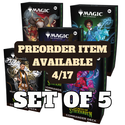 [PREORDER] Magic: The Gathering - Secrets of Strixhaven Commander Deck Bundle (Set of 5)