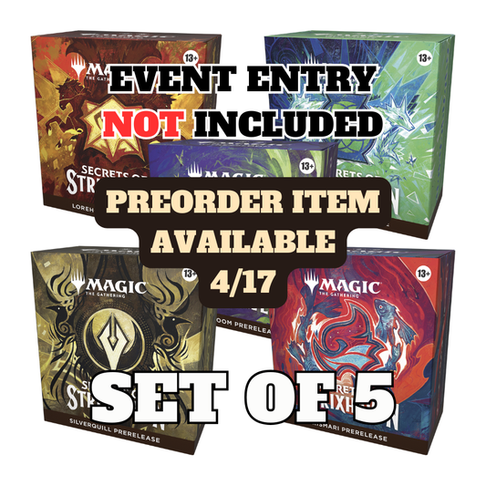 [PREORDER] Magic: The Gathering - Secrets of Strixhaven Prerelease Pack Bundle (Set of 5)