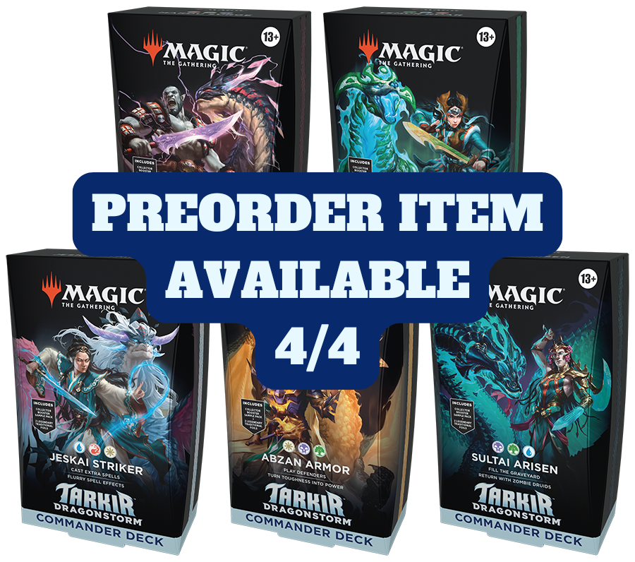 [PREORDER] Magic: The Gathering - Tarkir: Dragonstorm Commander Decks (5ct BUNDLE)