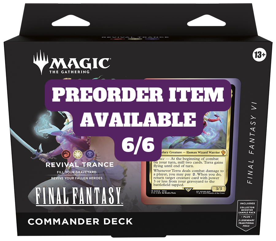 [PREORDER] FINAL FANTASY Commander Deck - FINAL FANTASY VI Revival Trance - Commander: FINAL FANTASY (FIC)