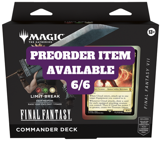 [PREORDER] FINAL FANTASY Commander Deck - FINAL FANTASY VII Limit Break - Commander: FINAL FANTASY (FIC)