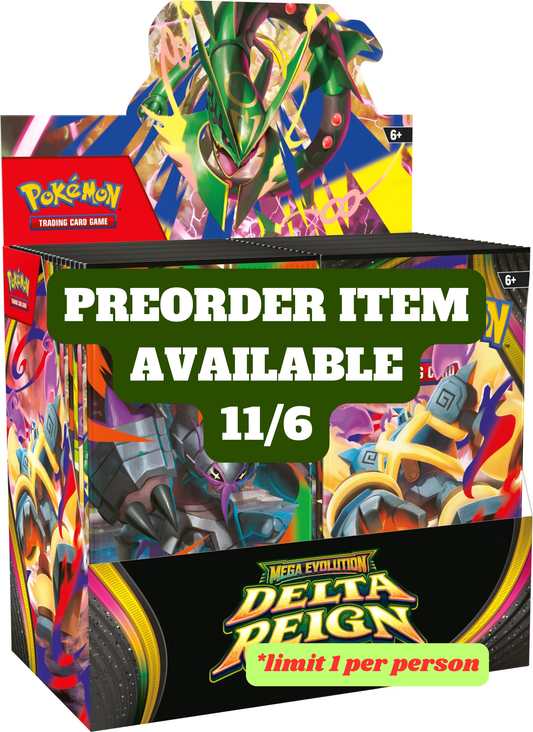 [PREORDER] Pokémon Mega Evolution 6 Delta Reign Booster Box