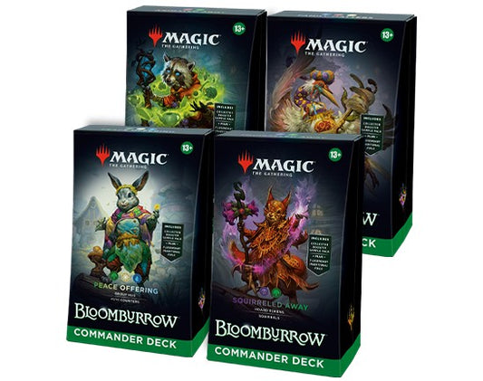 Magic: The Gathering Bloomburrow Commander Deck Bundle - Includes All 4 Decks