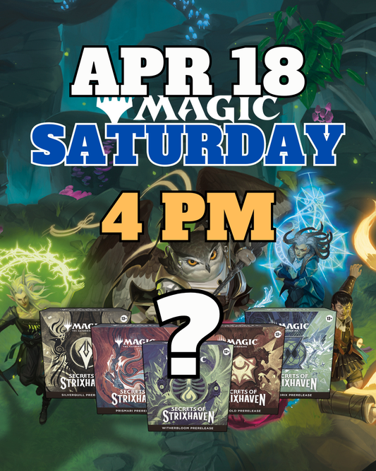 [PREREGISTRATION] Magic: The Gathering - Secrets of Strixhaven Prerelease Sealed Event Entry April 18th Saturday 4PM