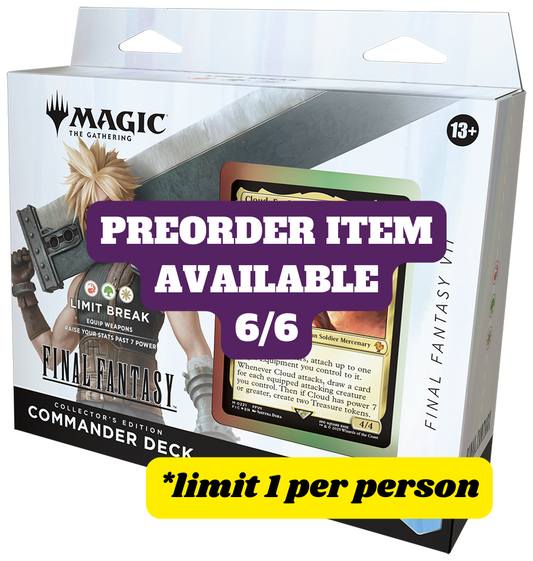 [PREORDER] FINAL FANTASY Commander Deck - FINAL FANTASY VII Limit Break (Collector's Edition) - Commander: FINAL FANTASY (FIC)